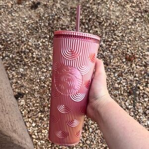 Pink Venti limited edition Starbucks cup